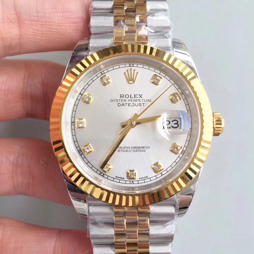 Everose gold Rolex watches with stainless steel bracelets